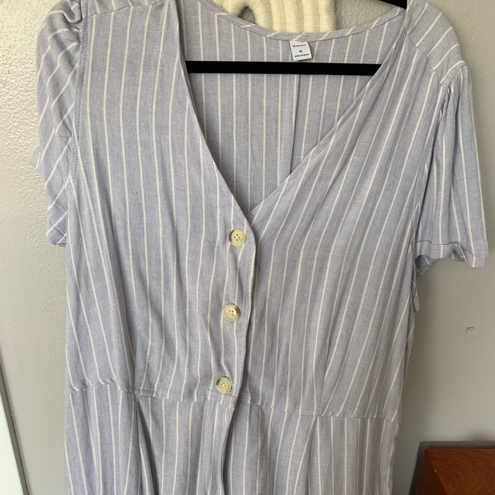 Striped Jumpsuit